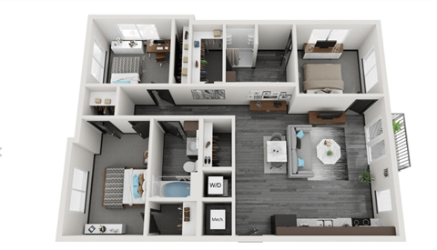 3 bed 2 bath at Lofts at Fox Ridge, Raymore, MO, 64083